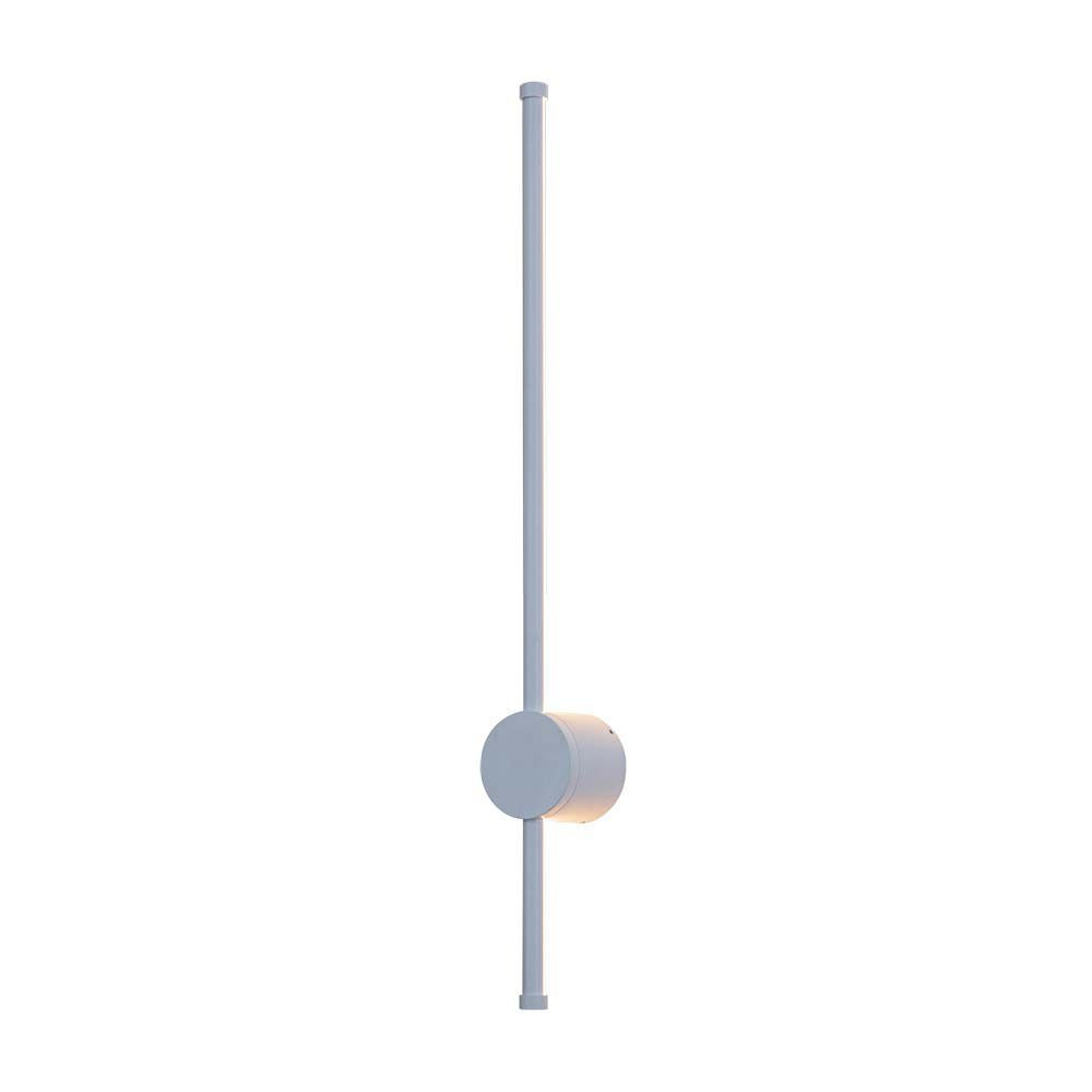 Kültéri LED fali lámpa modern, 12w, 3000K, meleg fehér, 1400lm, 120°, fehér, CRI>90, IP65, V-TAC, 6832