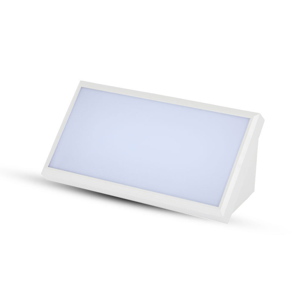 Kültéri LED fali lámpa, 20w, 3000K, meleg fehér, 2045lm, 90°, fehér, CRI>80, IP65, V-TAC, 6816