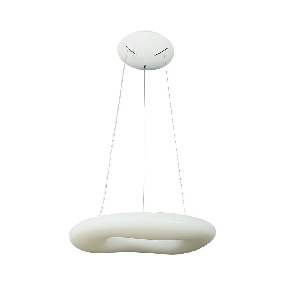 Designer függeszték + távirányító, 36w, CCT, 3900lm, 120°, fehér, dimmelhető, V-TAC, 213959