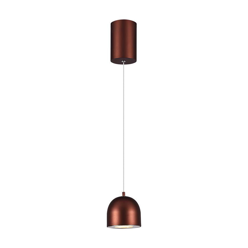 Designer függeszték, 8,5w, 3000K, meleg fehér, 850lm, 120°, barna, CRI>80, V-TAC, 7997