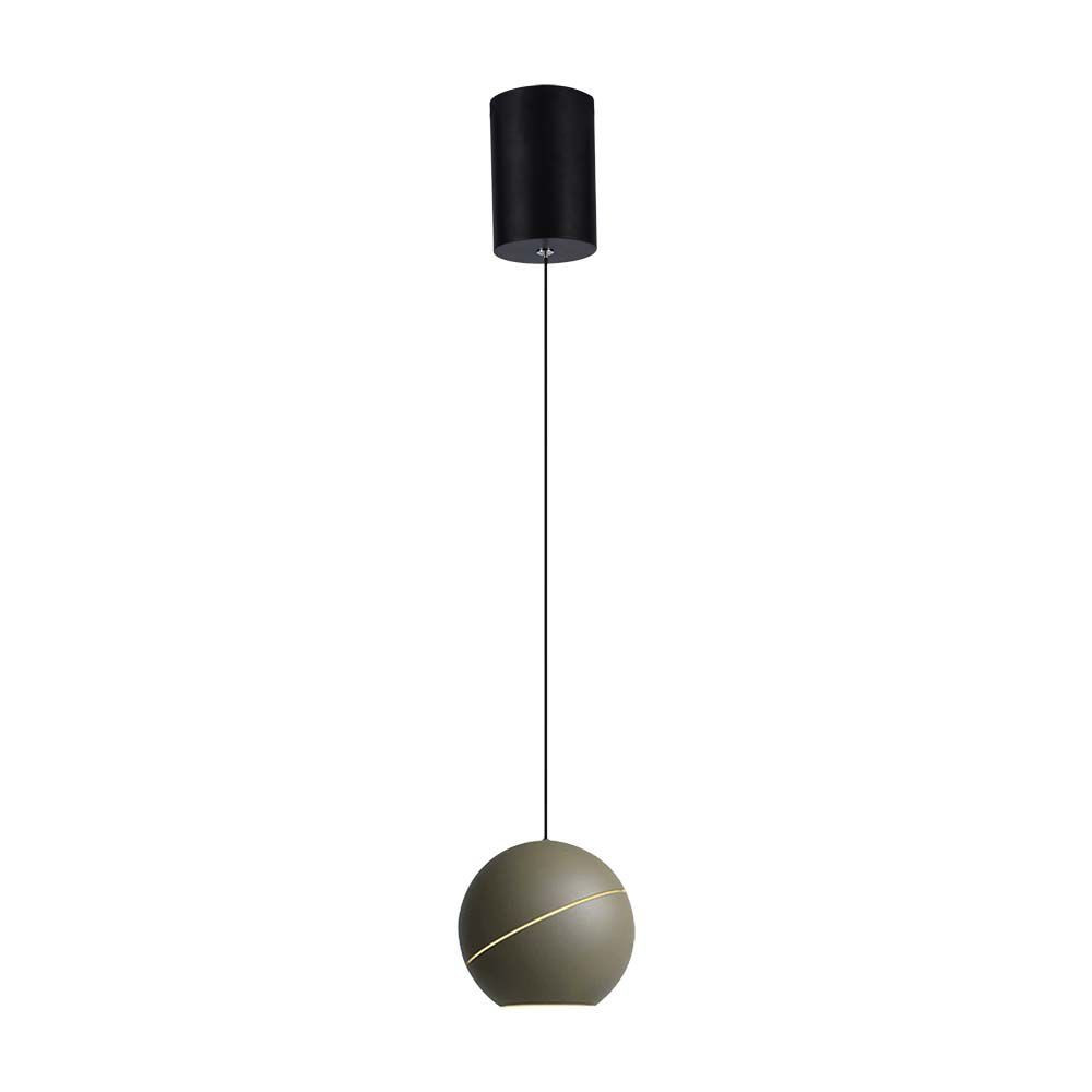 Designer függeszték, 8,5w, 3000K, meleg fehér, 850lm, 120°, pezsgőarany, CRI>80, V-TAC, 8003