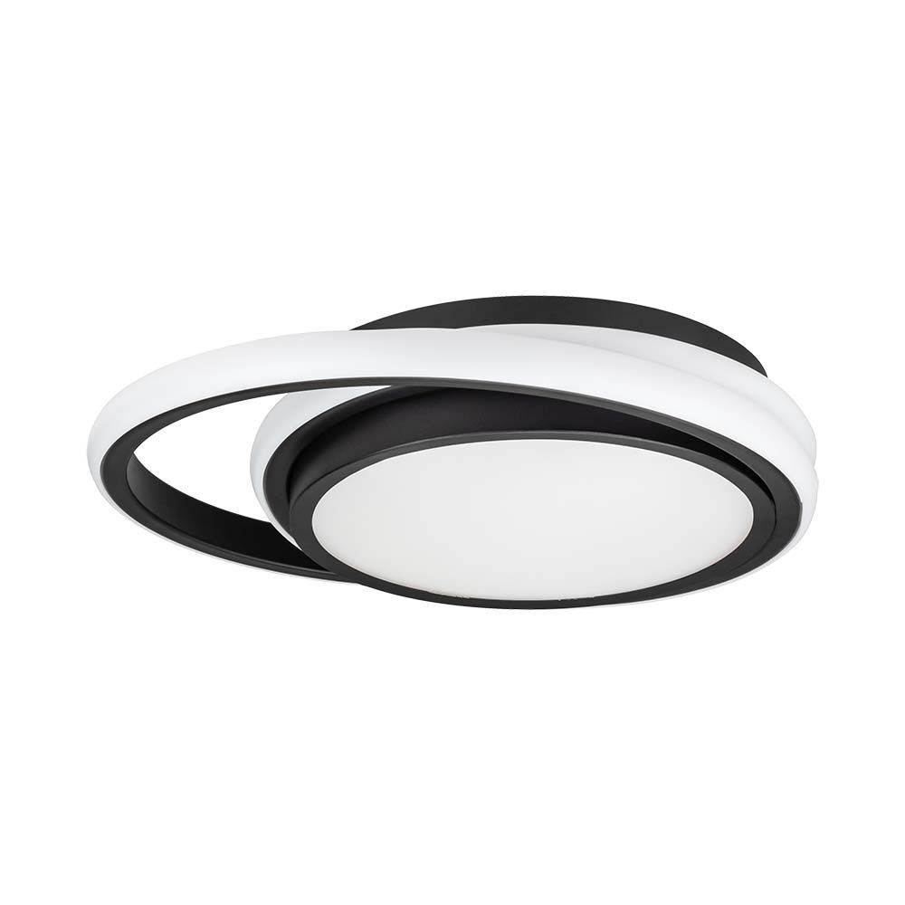 Design mennyezeti lámpa, 24w, 4000K, természetes fehér, 2560lm, fekete, V-TAC, 6994