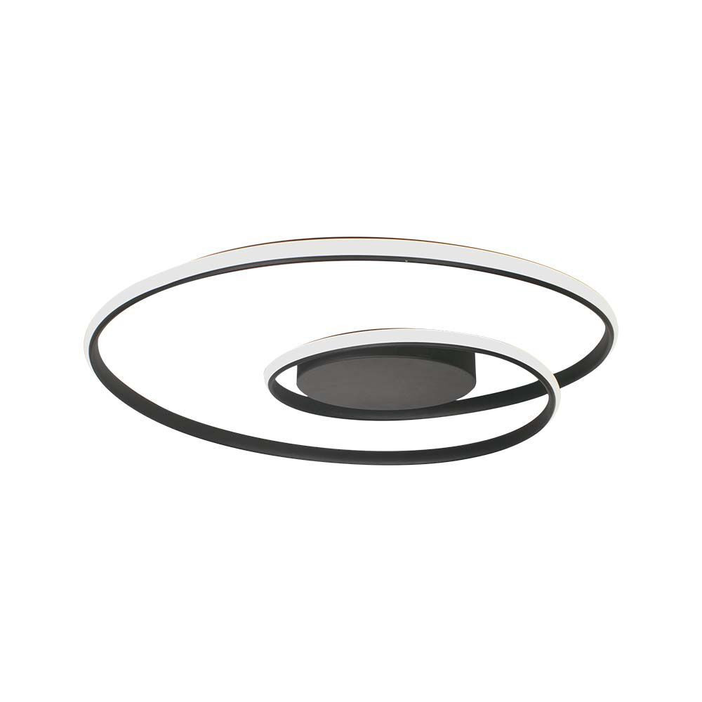 Designer függeszték, 48w, 3000K, meleg fehér, 5150lm, fekete, CRI>80, dimmelhető, V-TAC, 14990