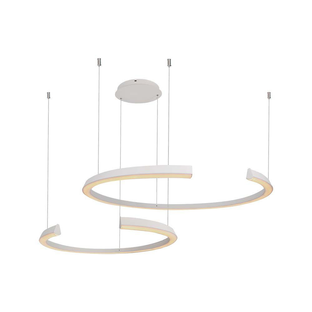 Designer függeszték, 48w, 4000K, természetes fehér, 5150lm, fehér, CRI>80, dimmelhető, V-TAC, 14993