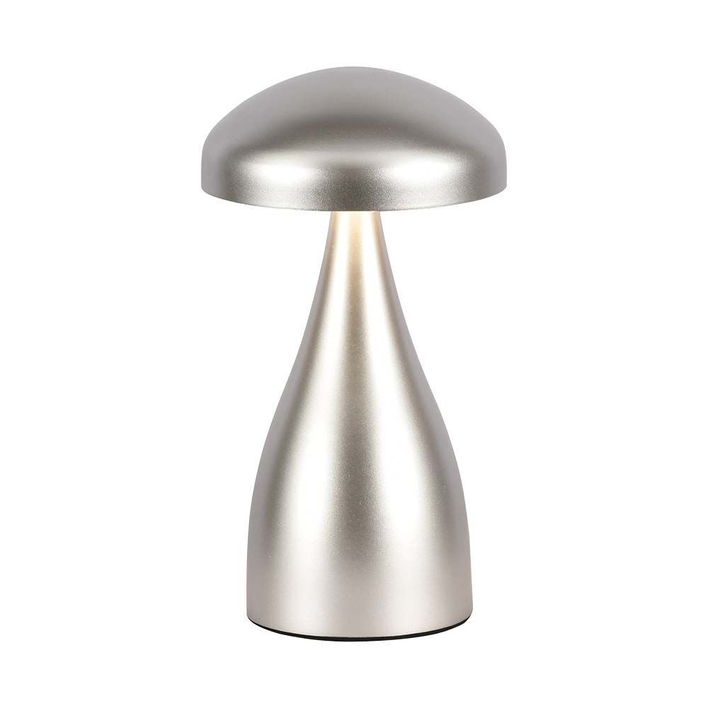 Újratölthető asztali design lámpa, 1w, CCT, 55lm, 120°, pezsgőarany, dimmelhető, V-TAC, 7897