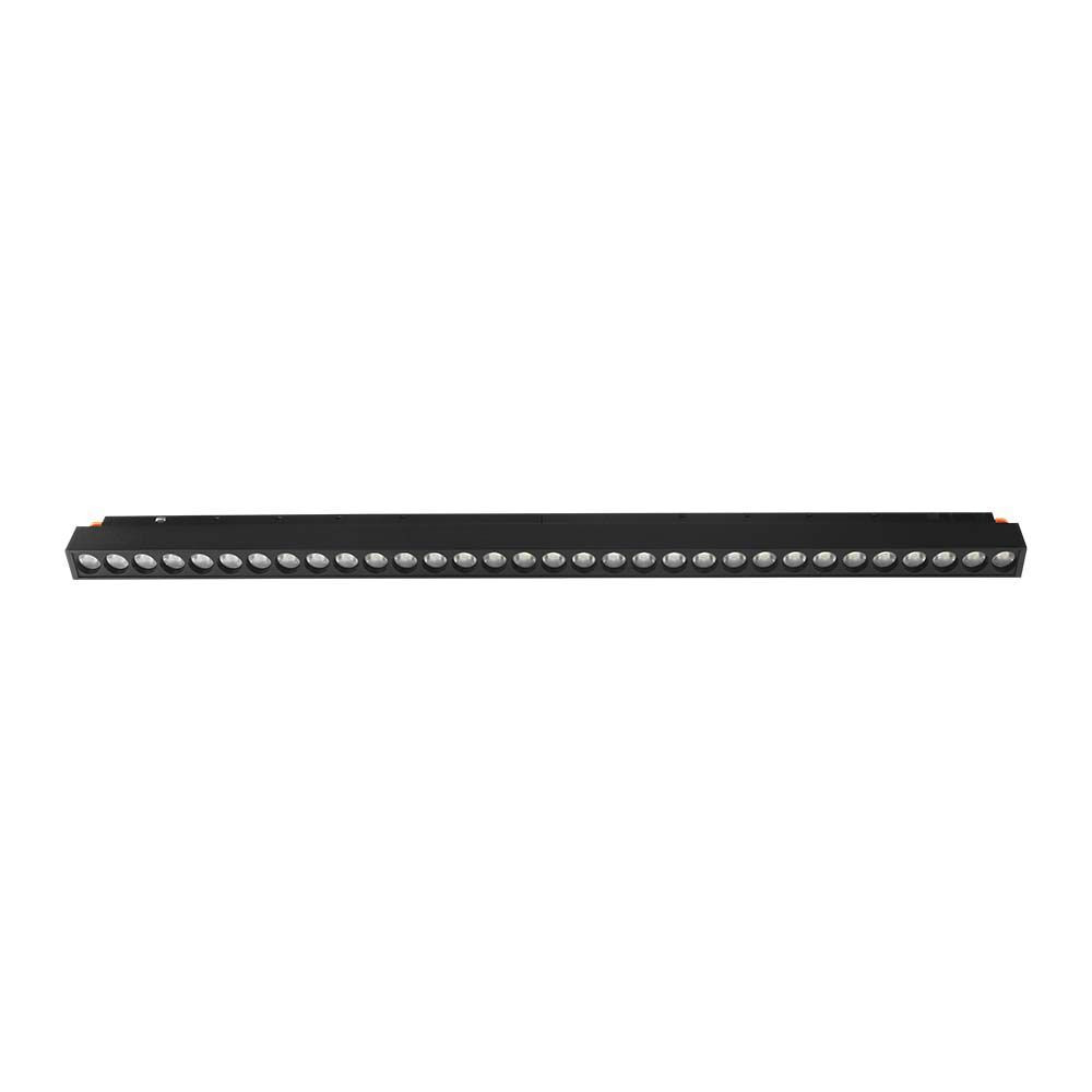 SMART LED lineáris spotlámpa mágneses track light sínhez, 20w, CCT, 2000lm, 30°, fekete, CRI>90, 43mm, V-TAC, 6885