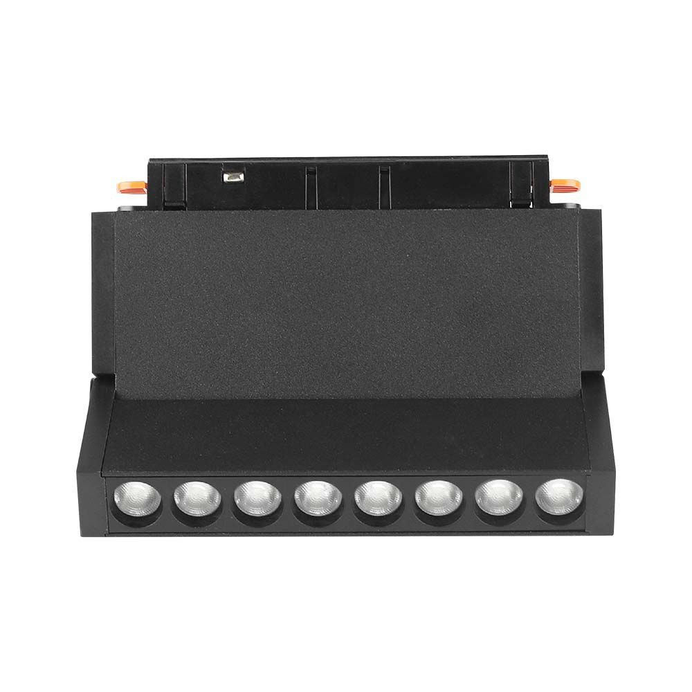 SMART LED dönthető spotlámpa mágneses track light sínhez, 10w, CCT, 900lm, 30°, fekete, CRI>90, V-TAC, 6886