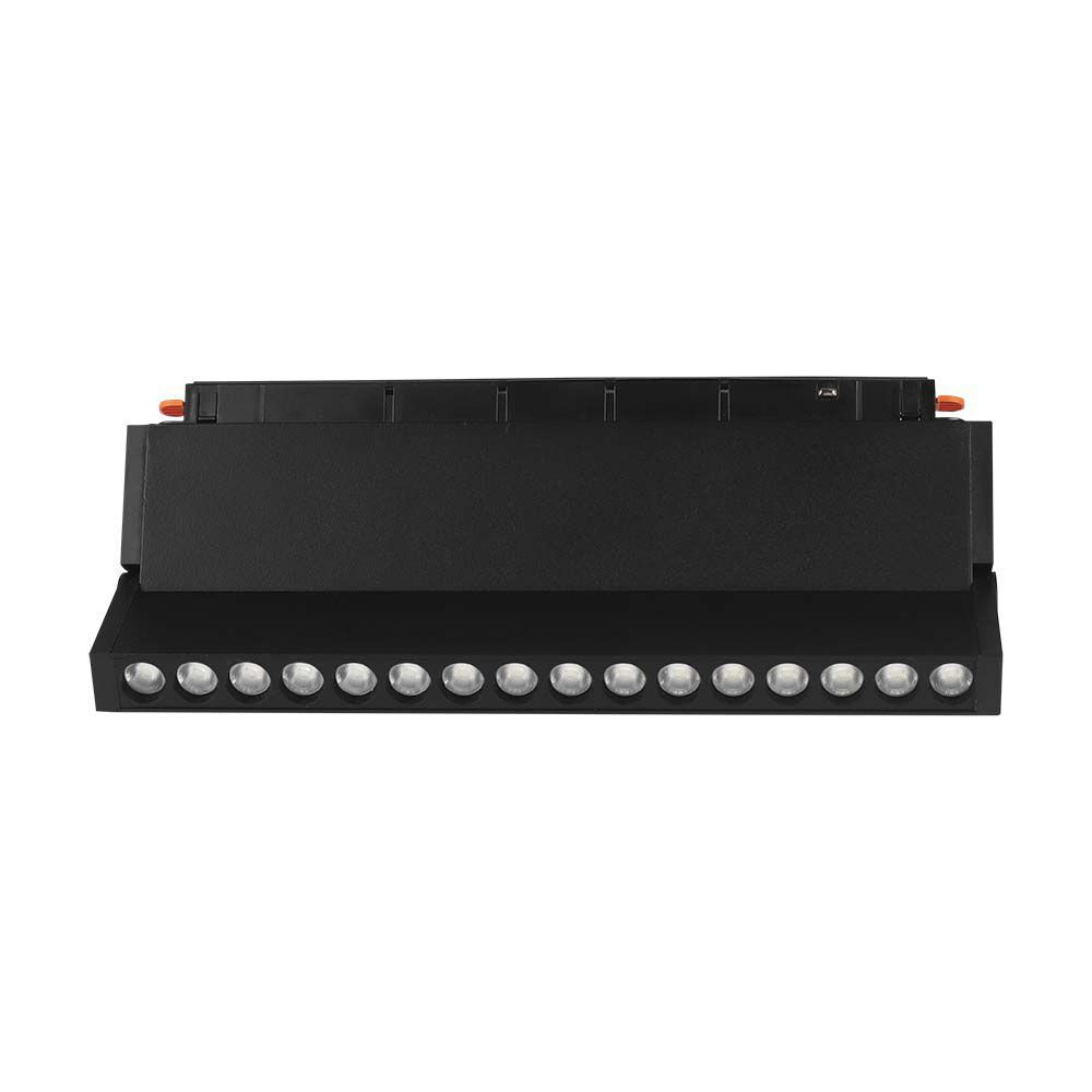 SMART LED dönthető spotlámpa mágneses track light sínhez, 18w, CCT, 1500lm, 30°, fekete, CRI>90, V-TAC, 6887