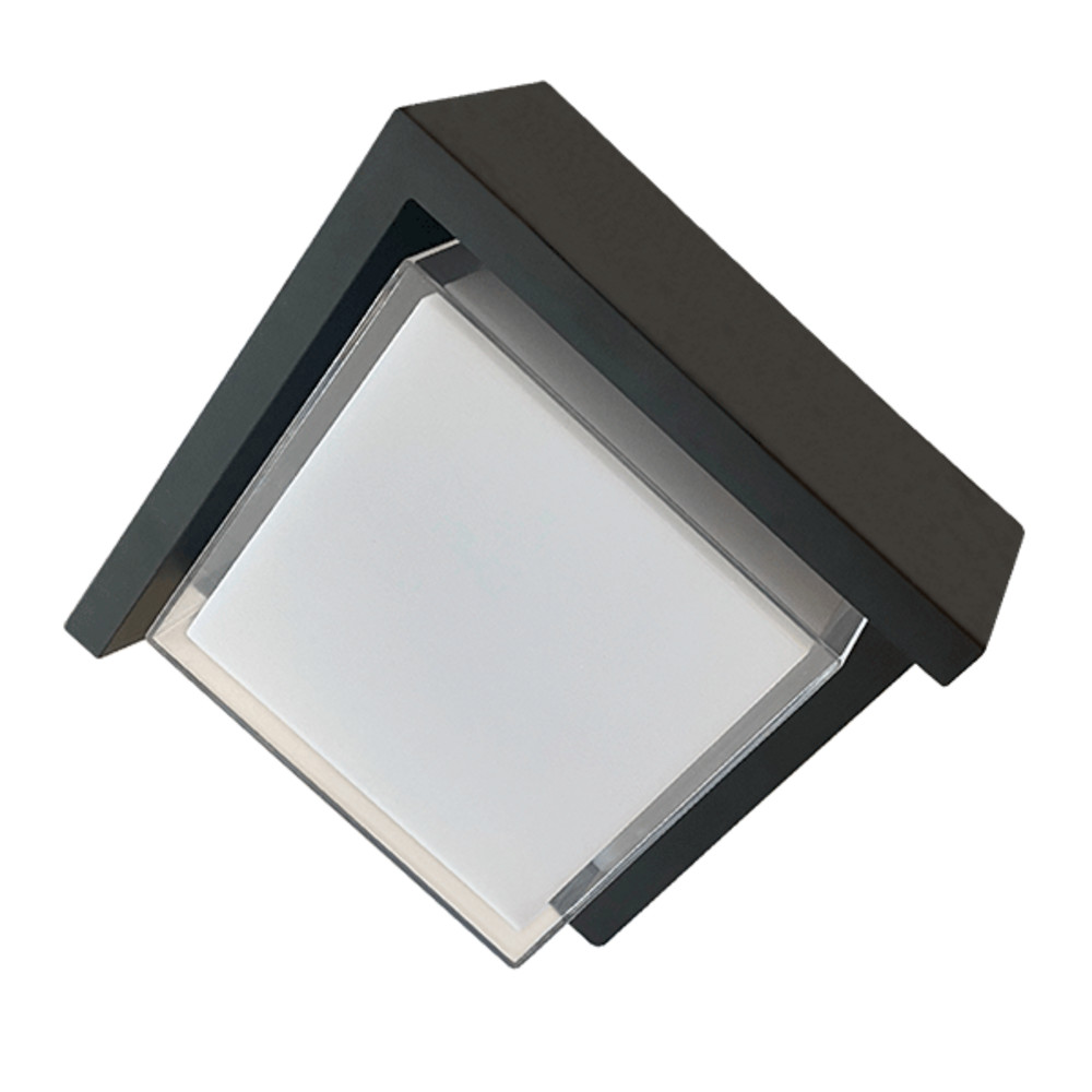 GRF341 LED WALL LAMP 10W 4000K IP44 BLACK