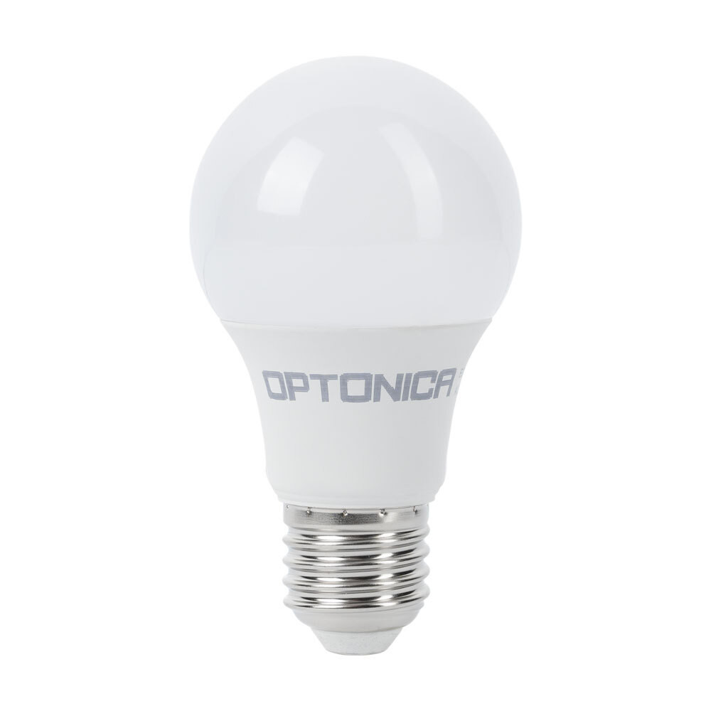 LED izzó E27 a60, 8,5W, 6000K, hideg fehér, 806 lm, Optonica, 1351