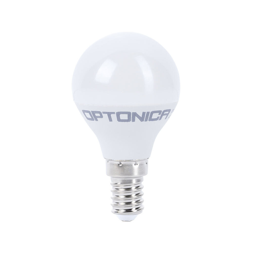 LED izzó E14 G45 5,5w, 6000K, hideg fehér, 450 lm, Optonica, 1401