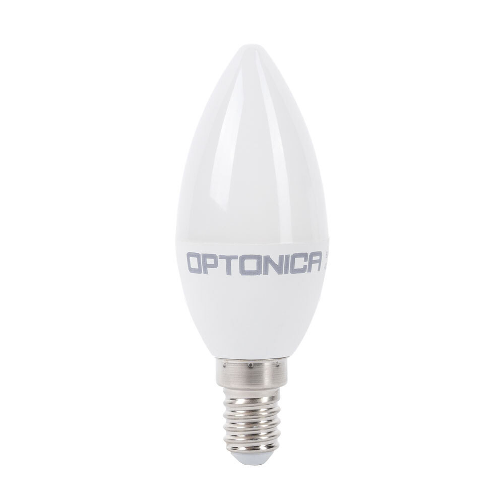 LED gyertya E14 c37, 5,5W, 6000K, hideg fehér, 450 lm, Optonica, 1425