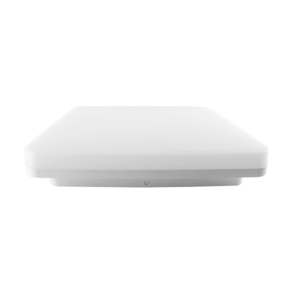 LED mennyezeti lámpa - négyzet alakú + mikrohullámú szenzor, 18W, CCT, 1880 lm, IP54, Optonica, 2506