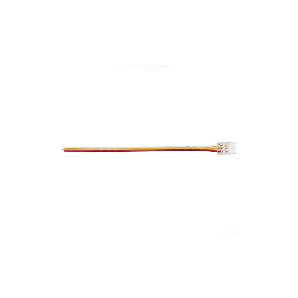 3 tűs rögzítő csatlakozó vezetékkel 10 mm-es smd-hez, LED szalaghoz SMD 10 mm, Optonica, 6556