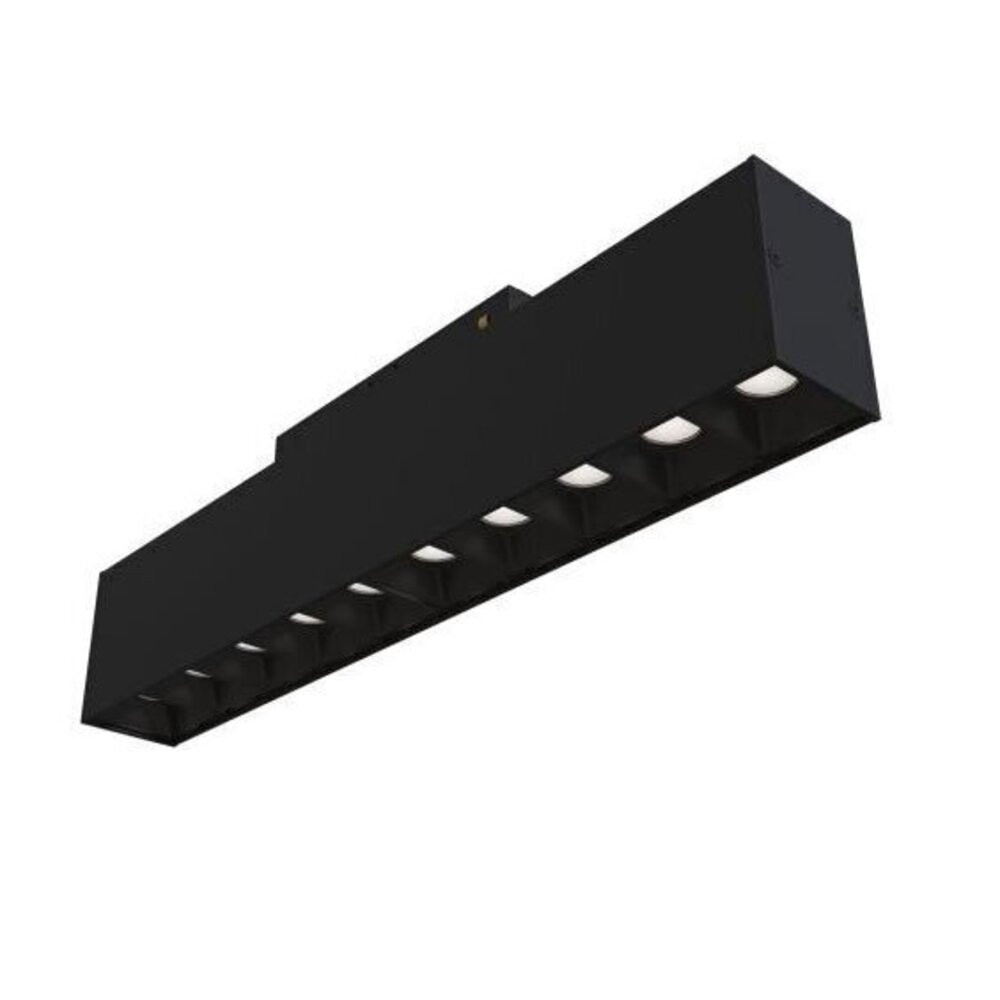 LED mágneses reflektor m35 20w 10 fejű fekete - szabályozható fényerő, 4000K, természetes fehér, dimmelhető, 1600 lm, Optonica, 5280