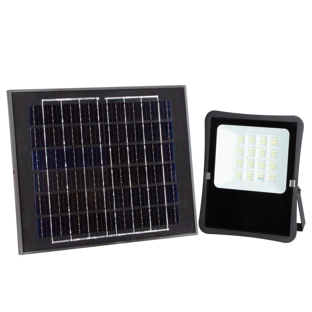 LED smd reflektor napelemmel 6v/16w, 6000K, hideg fehér, 1200 lm, IP65, Optonica, 5431