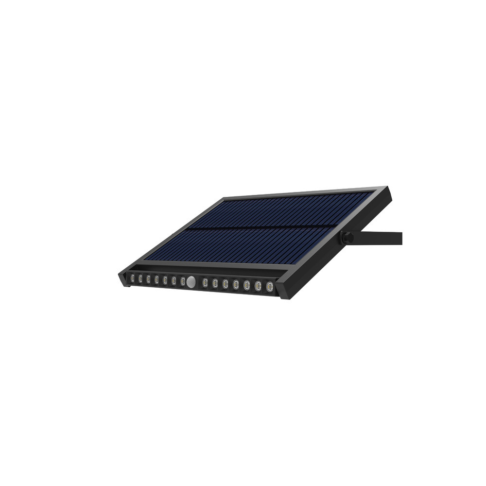 Napelemes többfunkciós fali lámpa 5v 12.5w, 12,5W, RGB, 1200 lm, IP54, világításvezérlés + PIR érzékelő, Optonica, 7543