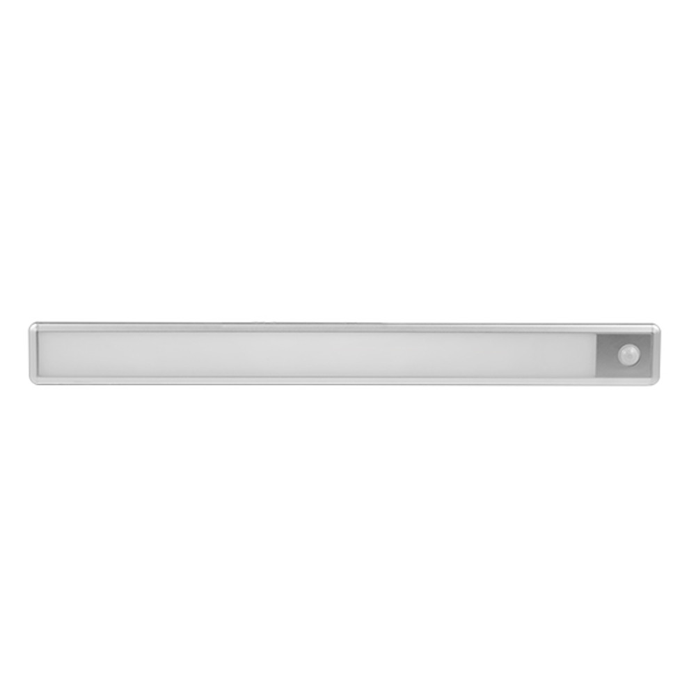LED szekrénylámpa, vékony kialakítású, fehértel, pir érzékelővel, 1,5W, 3000K, meleg fehér, 100 lm, Optonica, 241