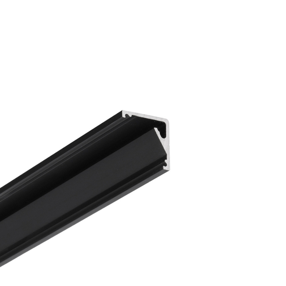 TOPMET CABI12 alumínium LED profil 2m, eloxált fekete