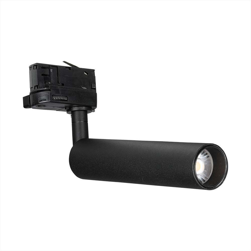 LED sínes PRO Slim spotlámpa, 7w, 5000K, hideg fehér, 700lm, 24°, fekete, CRI>90, V-TAC, 21355