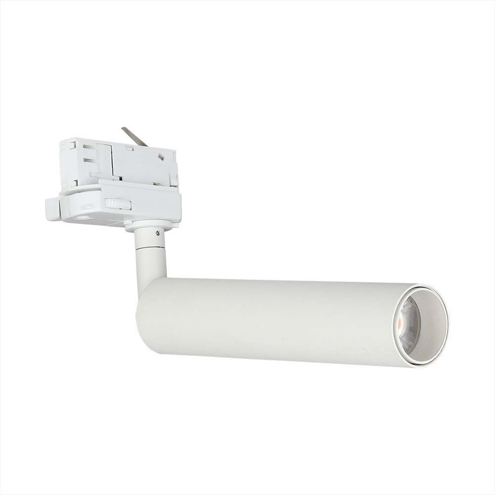 LED sínes PRO Slim spotlámpa, 15w, 4000K, természetes fehér, 1500lm, 24°, fehér, CRI>90, V-TAC, 21357