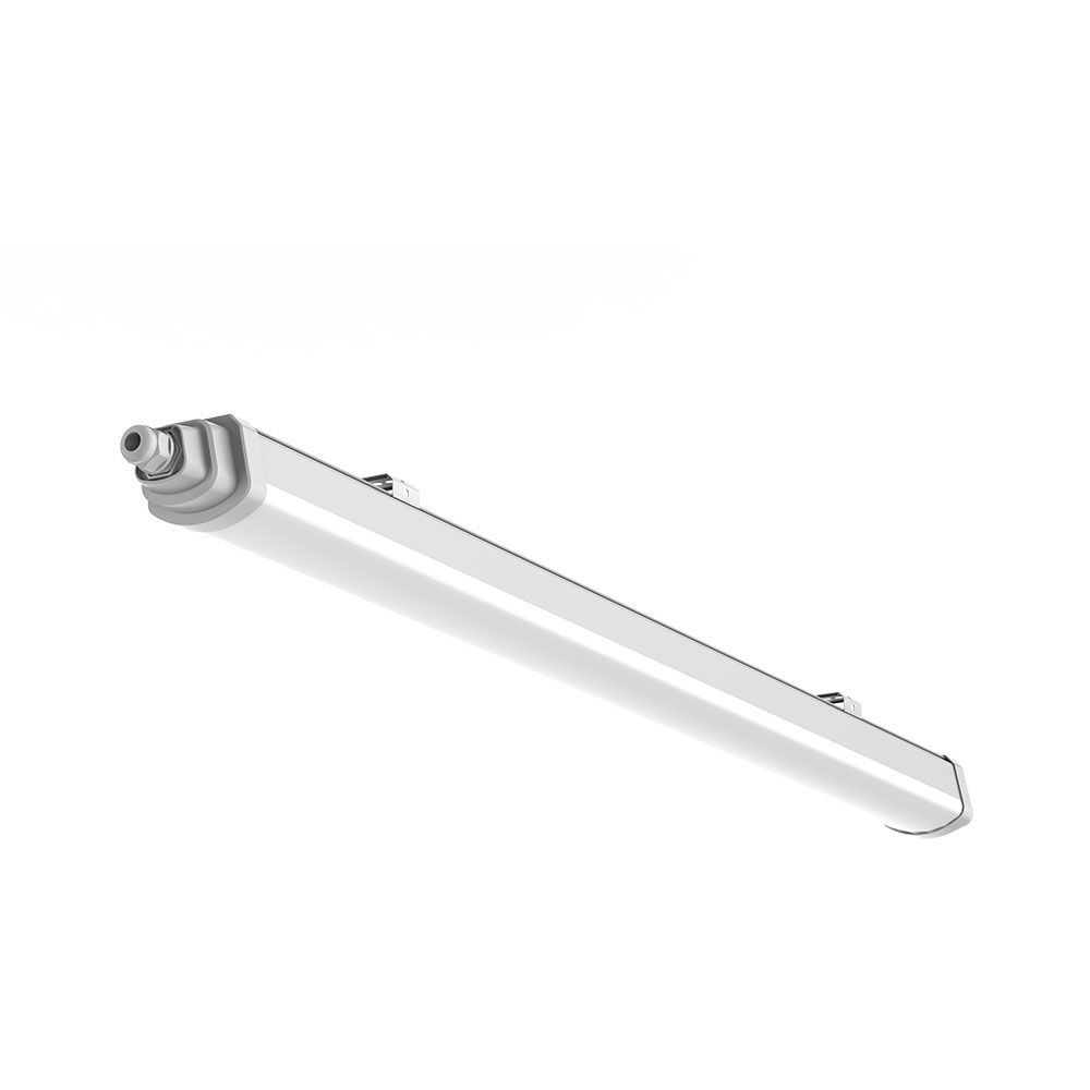 LED vízálló lámpatest PRO GT, 18w, 6500K, hideg fehér, 2160lm, 120°, fehér, CRI>80, IP65, V-TAC, 23392