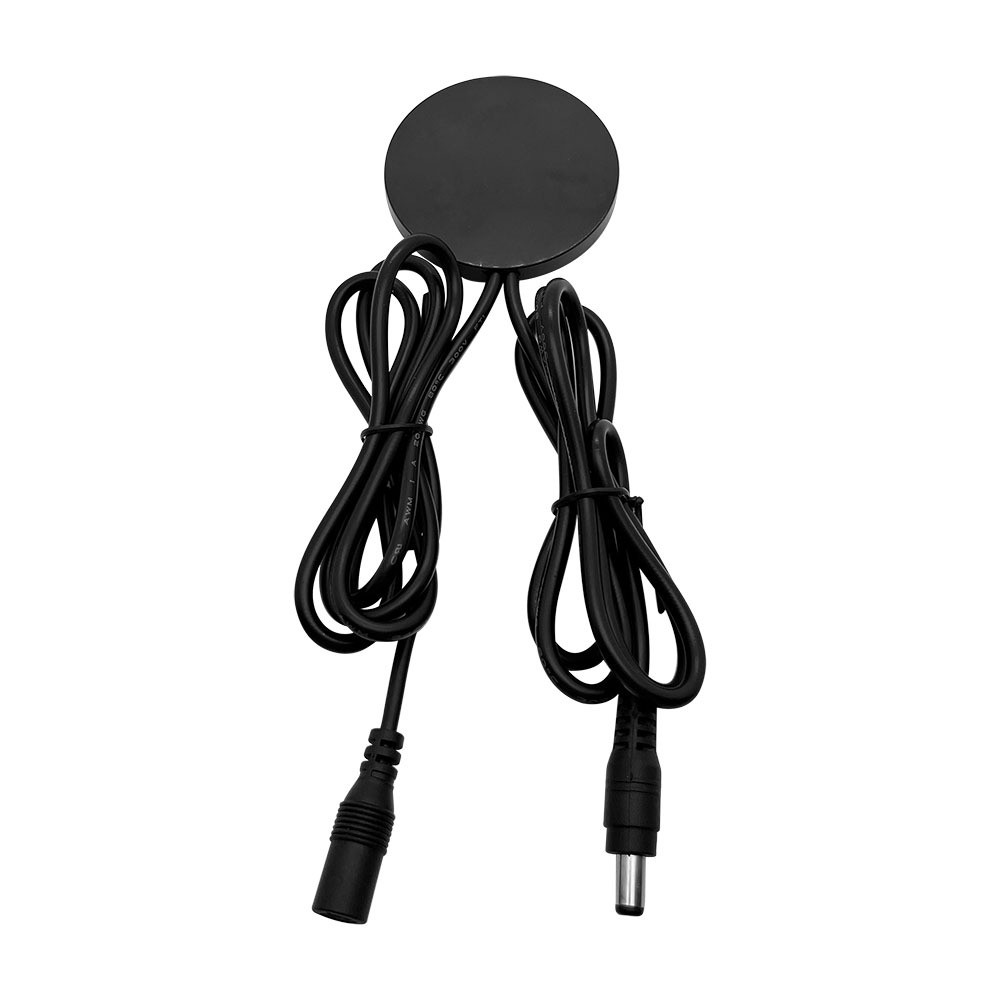 LED szalag tartozék - érintőgombos dimmer, fekete, dimmelhető, V-TAC, 23466
