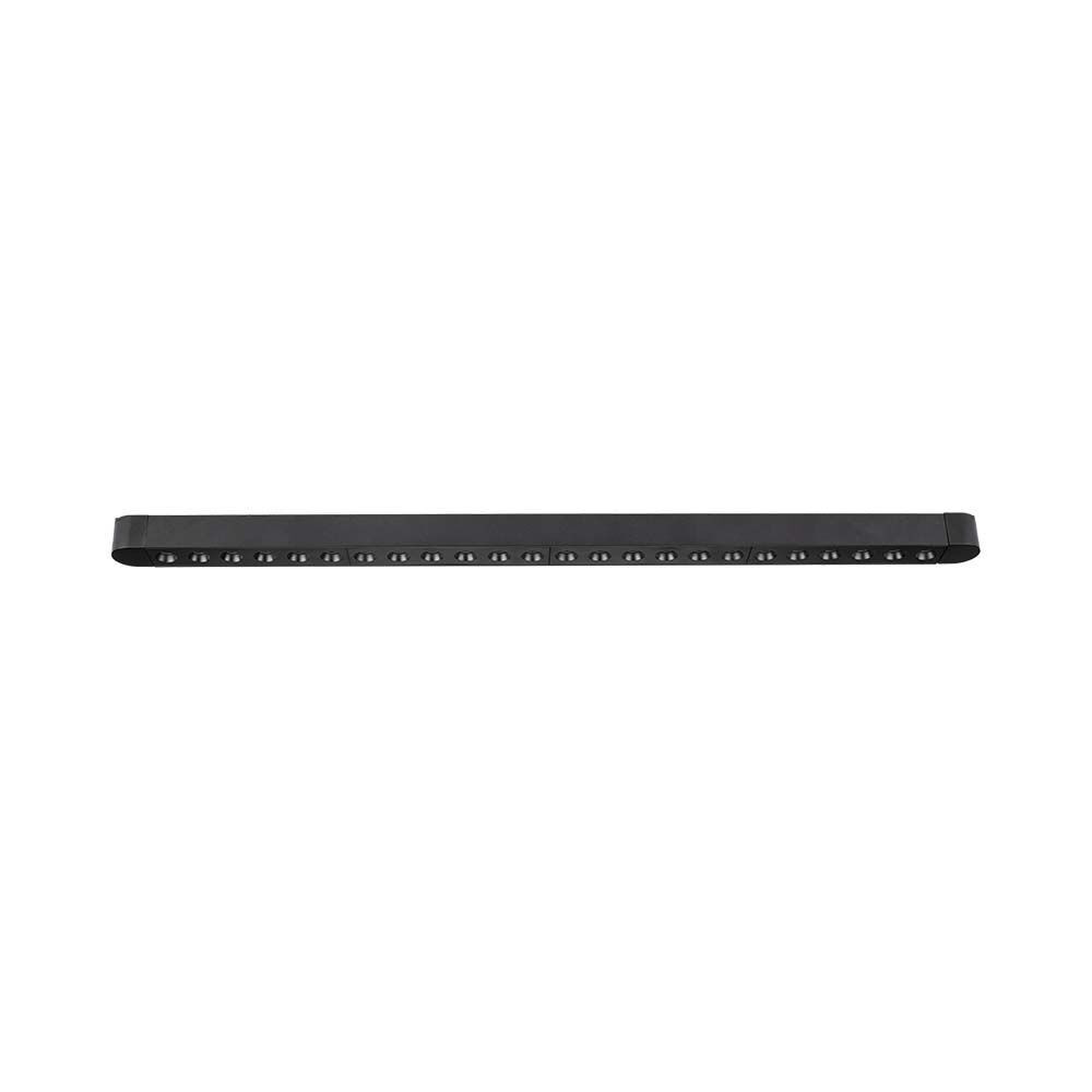 LED spotlámpa mágneses sínhez 48V, 22w, 4000K, természetes fehér, 1900lm, 35°, fekete, CRI>80, V-TAC, 10239