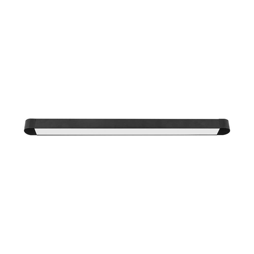 Lineáris LED lámpatest mágneses sínhez 48V, 18w, 4000K, természetes fehér, 2000lm, 82°, fekete, CRI>80, 385mm, V-TAC, 10245