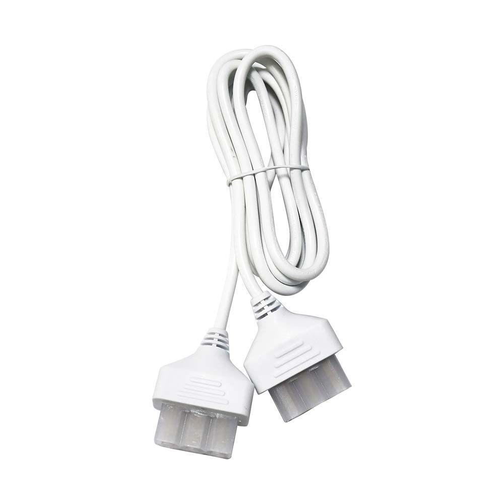 Lineáris LED lámpatest tartozék - Tápkábel, fehér, V-TAC, 10182