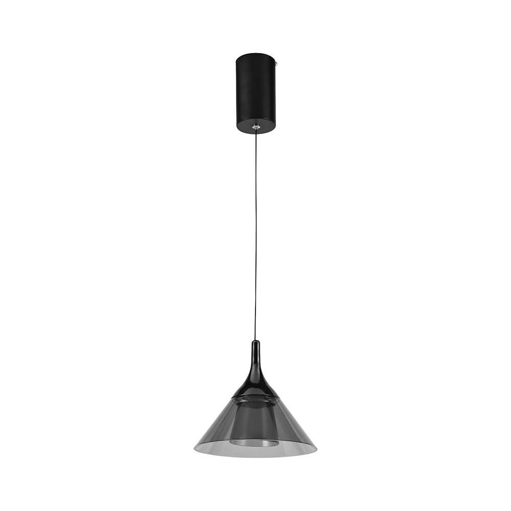 Designer függeszték, 9w, 3000K, meleg fehér, 1000lm, 120°, fekete, CRI>80, V-TAC, 10082