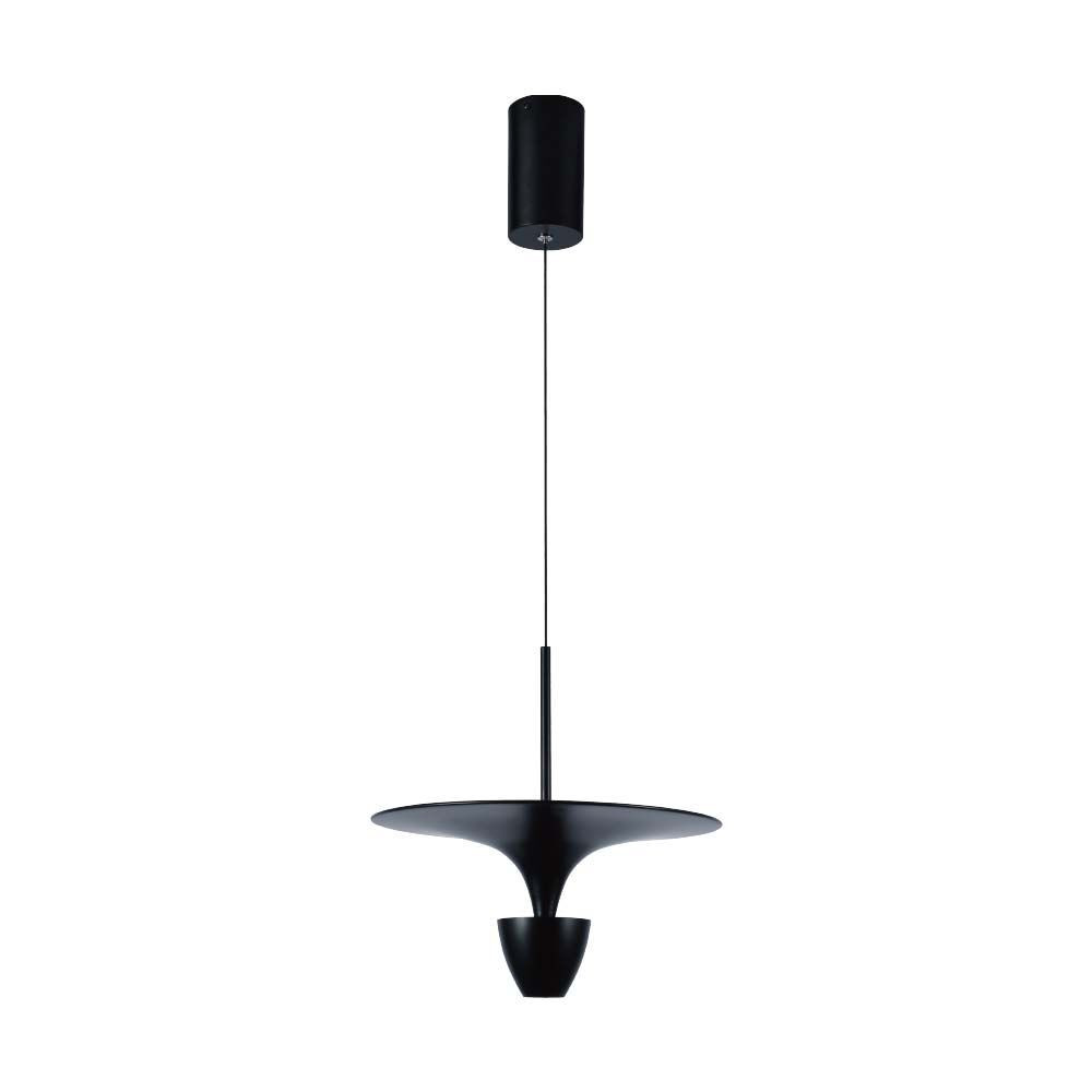 Designer függeszték, 9w, 3000K, meleg fehér, 1000lm, 120°, fekete, CRI>80, V-TAC, 10084