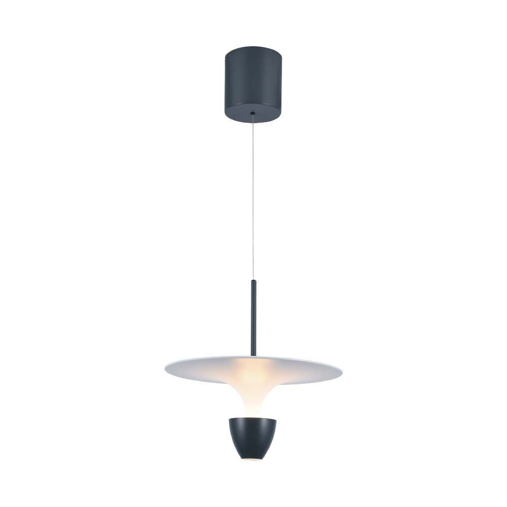 LED függőlámpák - állítható, 9w, 3000K, meleg fehér, 1000lm, 120°, fehér, szürke, CRI>80, V-TAC, 23103