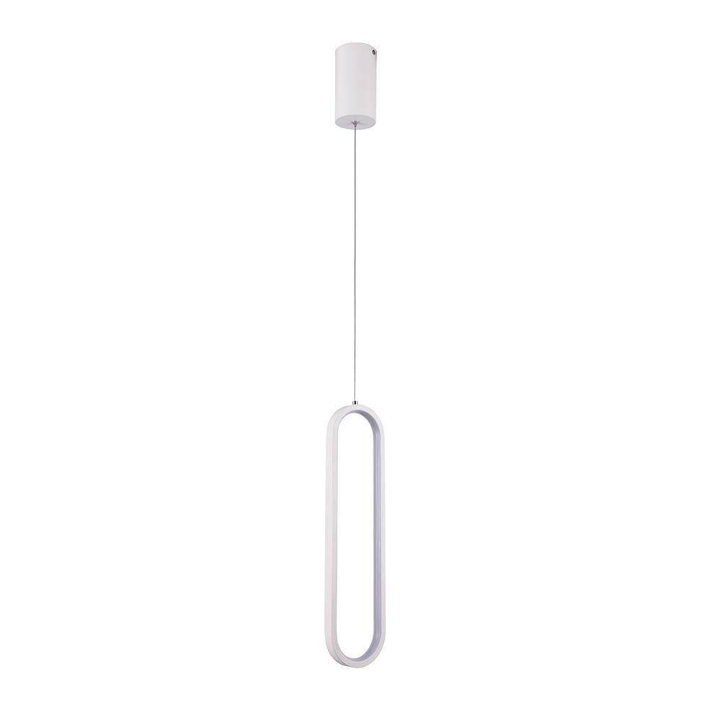 Designer függeszték, 13w, 3000K, meleg fehér, 1500lm, 120°, fehér, CRI>80, V-TAC, 10074