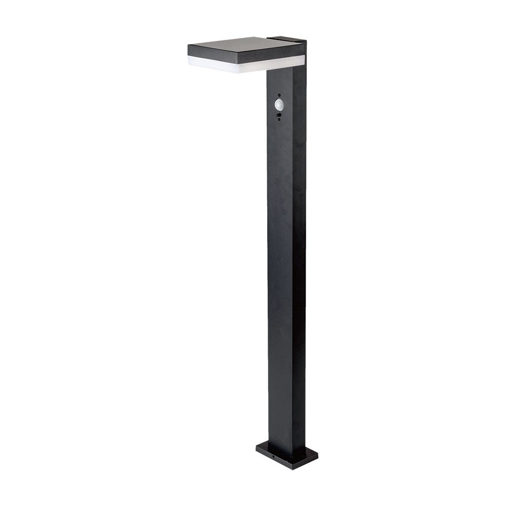 Szolár LED állólámpa mozgásérzékelővel, 5,5w, 3000K, meleg fehér, 220lm, IP54, V-TAC, 23398