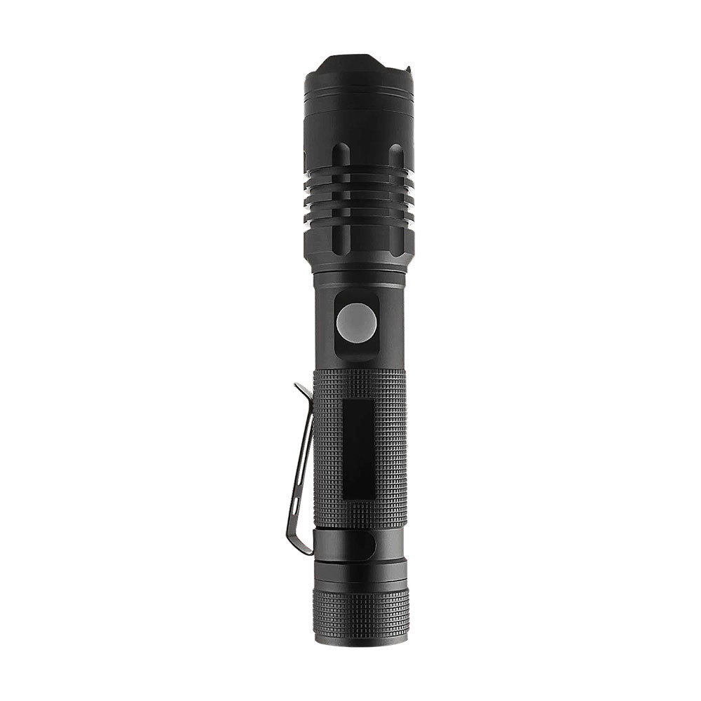 Kültéri újratölthető zseblámpa, 10w, 1000lm, fekete, IP54, V-TAC, 23338