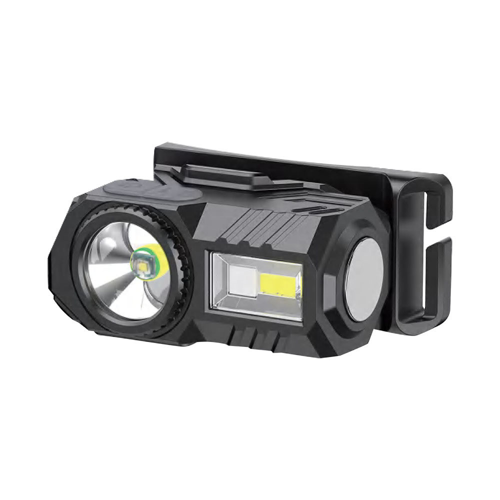 Kültéri újratölthető fejlámpa, 3w, fekete, IP43, V-TAC, 23339