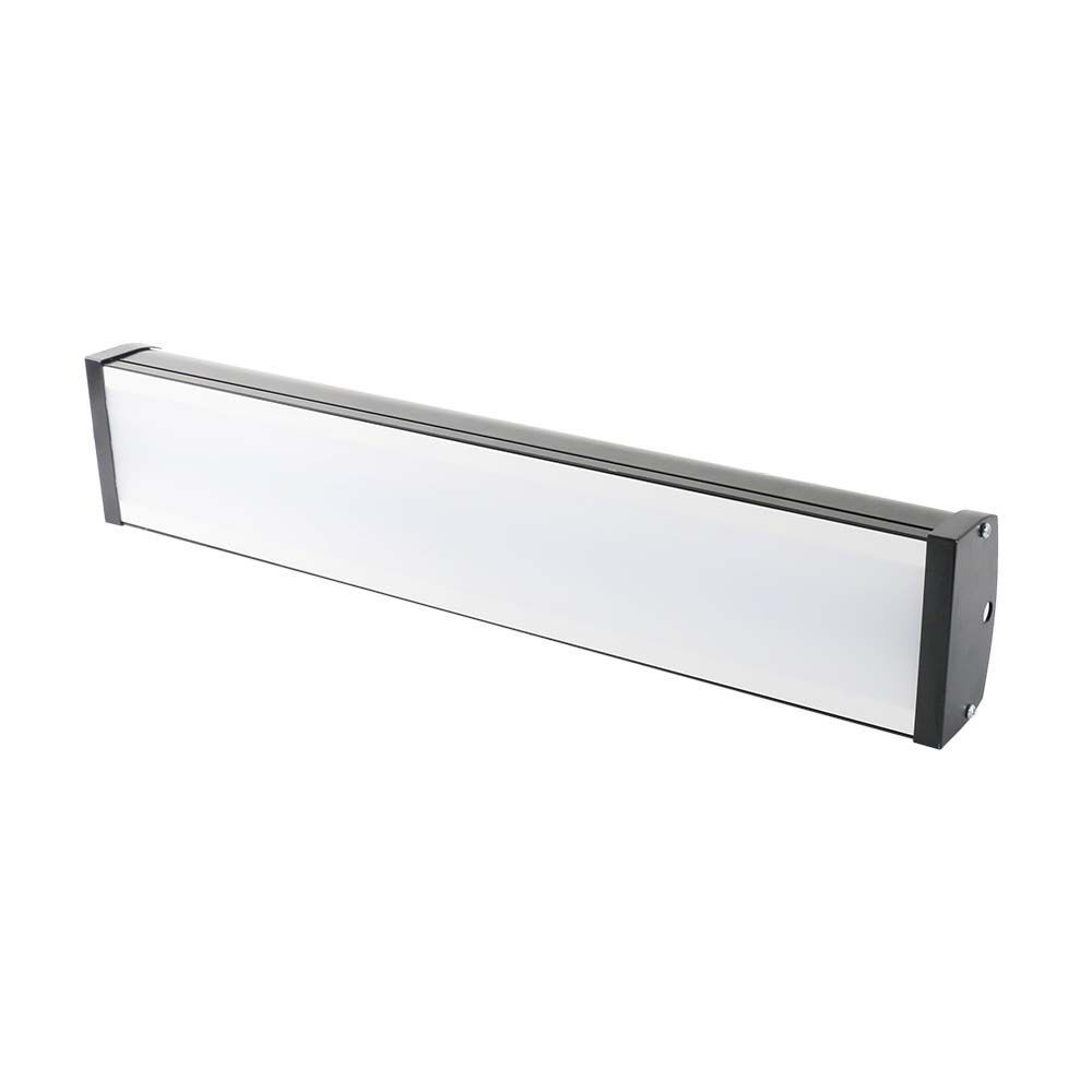 LED lineáris csarnokvilágító, 100w, 6500K, hideg fehér, 8700lm, 115°, fekete, CRI>70, IP65, 510mm, V-TAC, 7893
