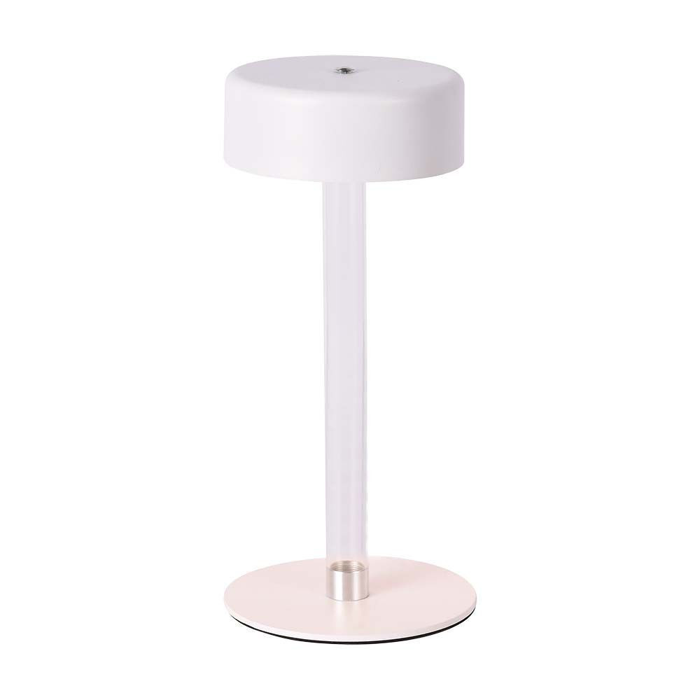Újratölthető asztali design lámpa, 3w, CCT, 210lm, fehér, V-TAC, 10571