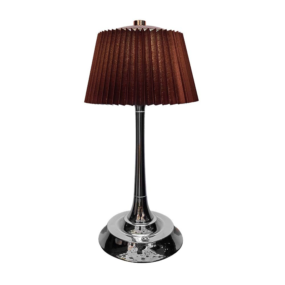 Újratölthető asztali lámpa, 1,5w, CCT, 40lm, 180°, barna, V-TAC, 23358
