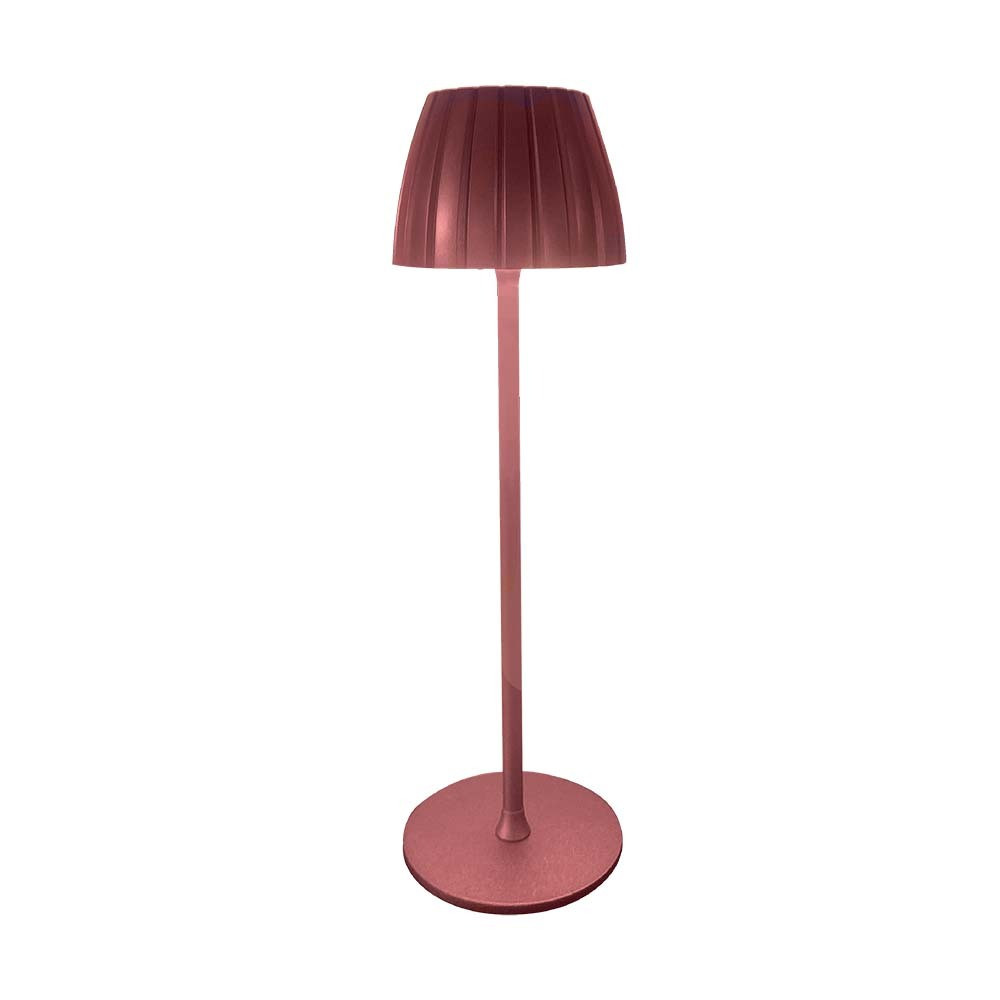 Újratölthető asztali lámpa, 2,7w, CCT, 110lm, 180°, barna, V-TAC, 23354