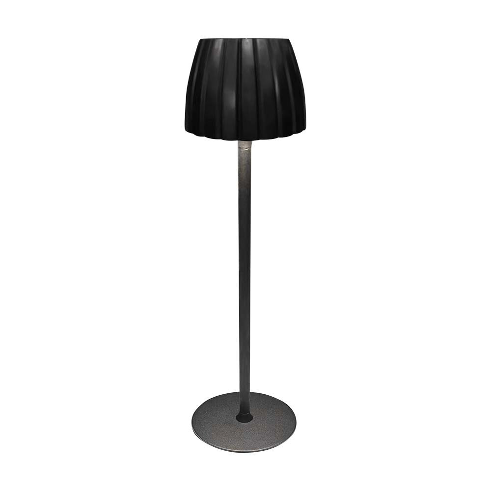 Újratölthető asztali lámpa, 2,7w, CCT, 110lm, 180°, fekete, V-TAC, 23356