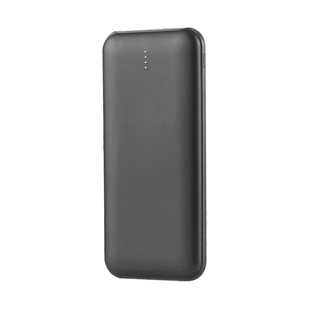 Hordozható LED kijelzős power bank, 10w, fekete, V-TAC, 23036
