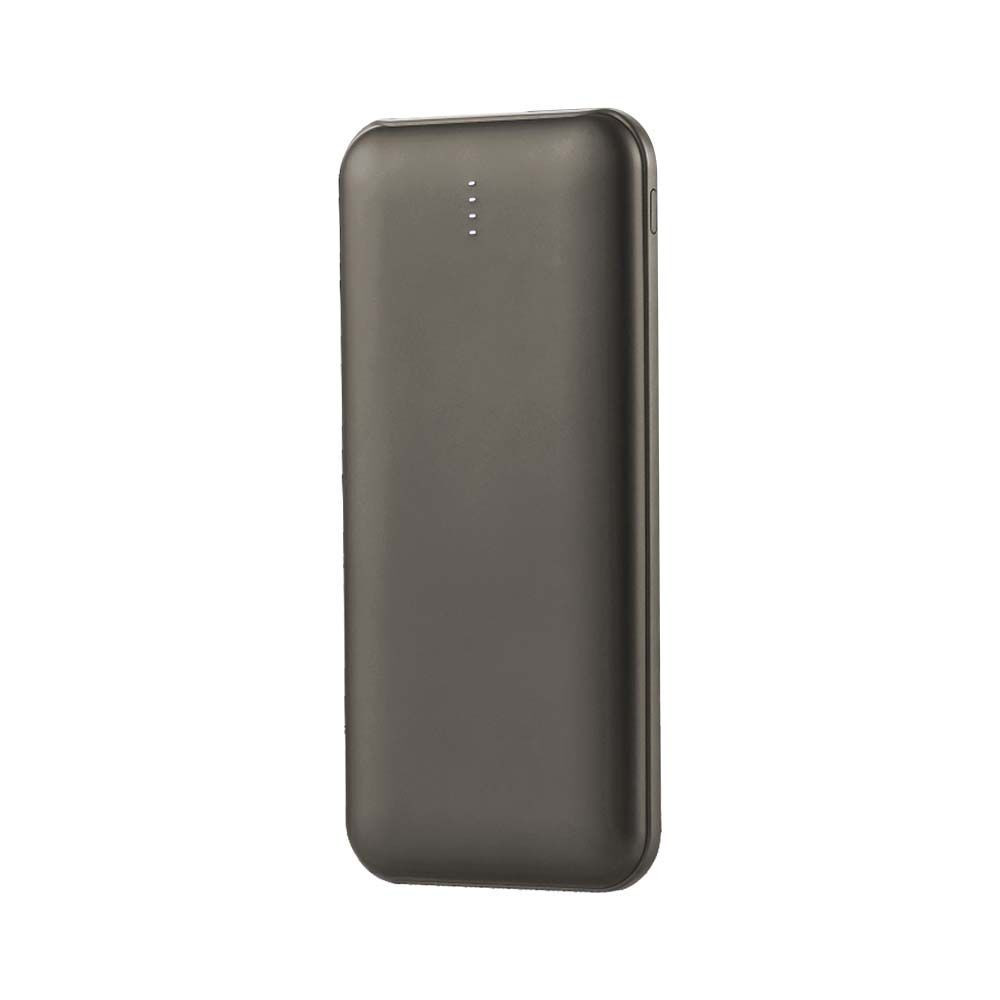 Hordozható LED kijelzős power bank, 10w, szürke, V-TAC, 23037