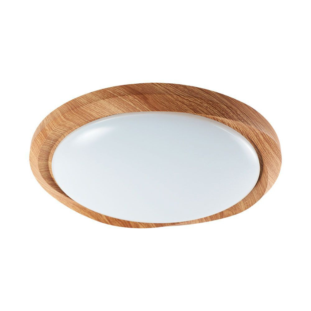 Design mennyezeti lámpa + távirányító, 60w, CCT, 6000lm, fa, fehér, dimmelhető, V-TAC, 23586