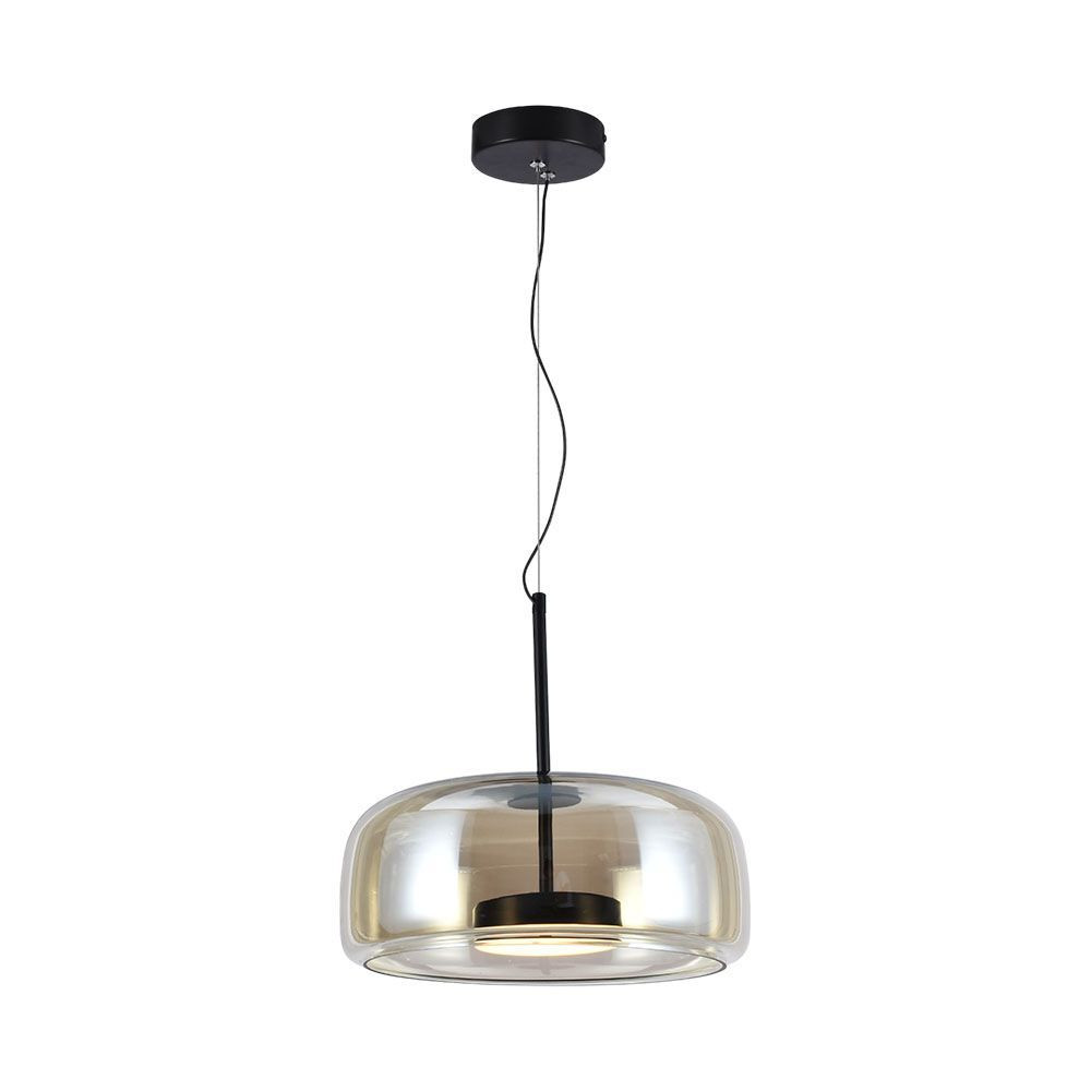 Designer függeszték, 6w, 3000K, meleg fehér, 750lm, 180°, borostyán, CRI>80, V-TAC, 23378