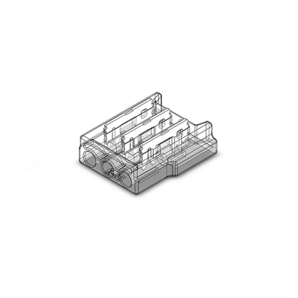 3 tűs csatlakozószalag rögzítése vezetékhez 10 mm-es smd-hez, LED szalaghoz SMD 10 mm, Optonica, 6573