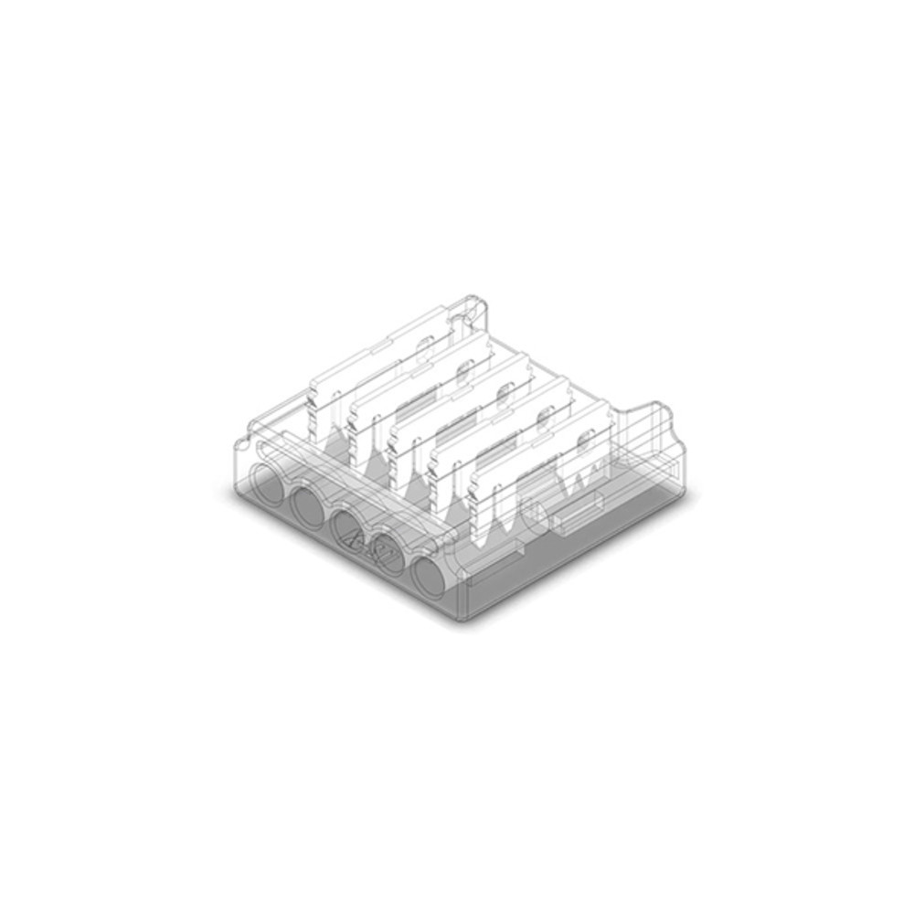 5 tűs csatlakozószalag rögzítése vezetékhez 12 mm-es smd-hez, LED szalaghoz SMD 12 mm, Optonica, 6575