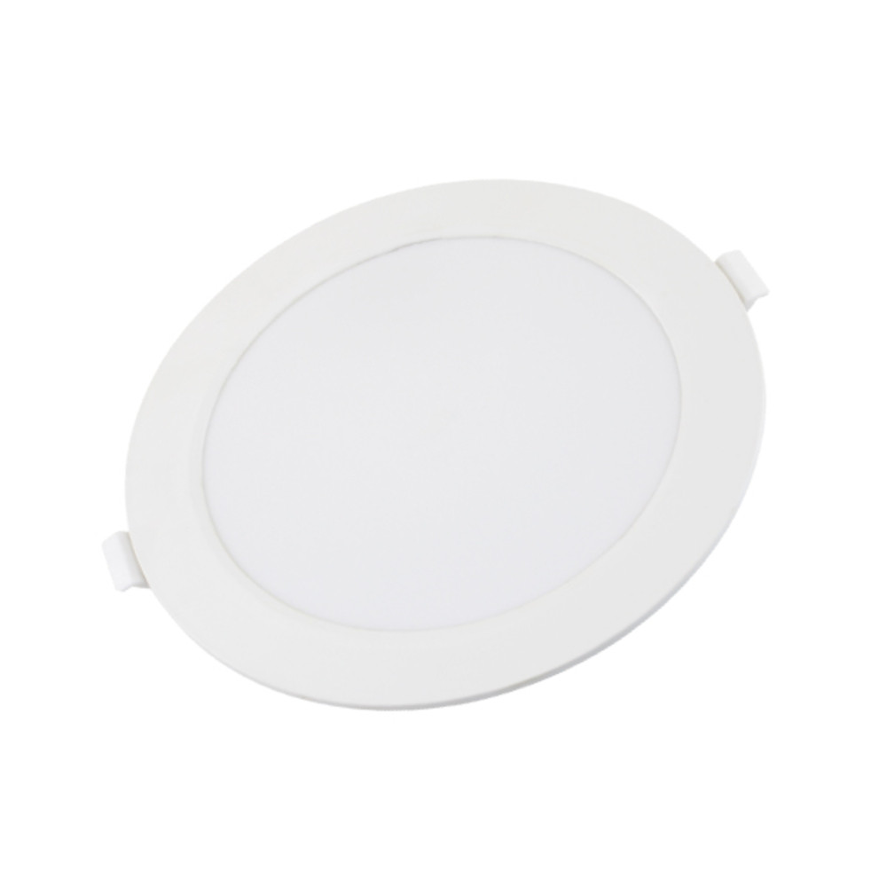 LED háttérvilágítású vékony mini kerek panel, 6W, 4500K, természetes fehér, 360 lm, fehér, Optonica, 2952