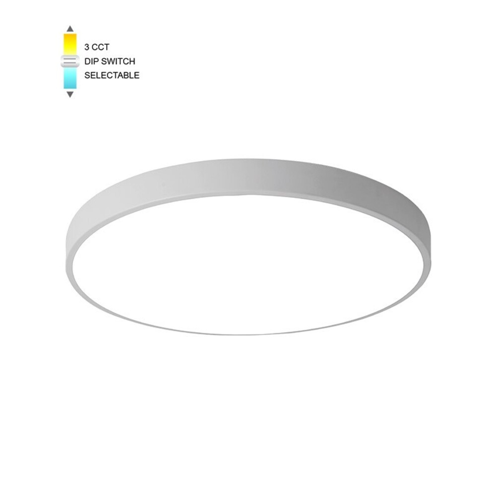 LED kerek mennyezeti lámpa FINESSE R1-45 φ500*H50 45W 3xCCT-DIP SWITCH fehér 2026080 VITO